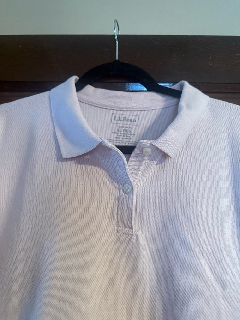 LL Bean Light Pink Polo 🩷 - Picture 2 of 3